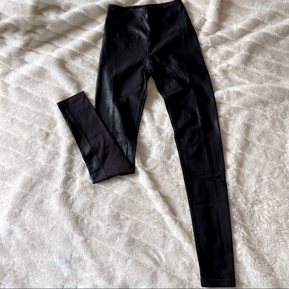 Victoria’s Secret Faux Leather Design Workout Tights